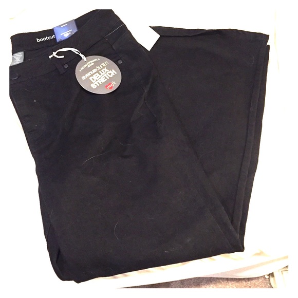 Avenue Super Deluxe Black Bootcut Denim Jeans - Picture 2 of 4